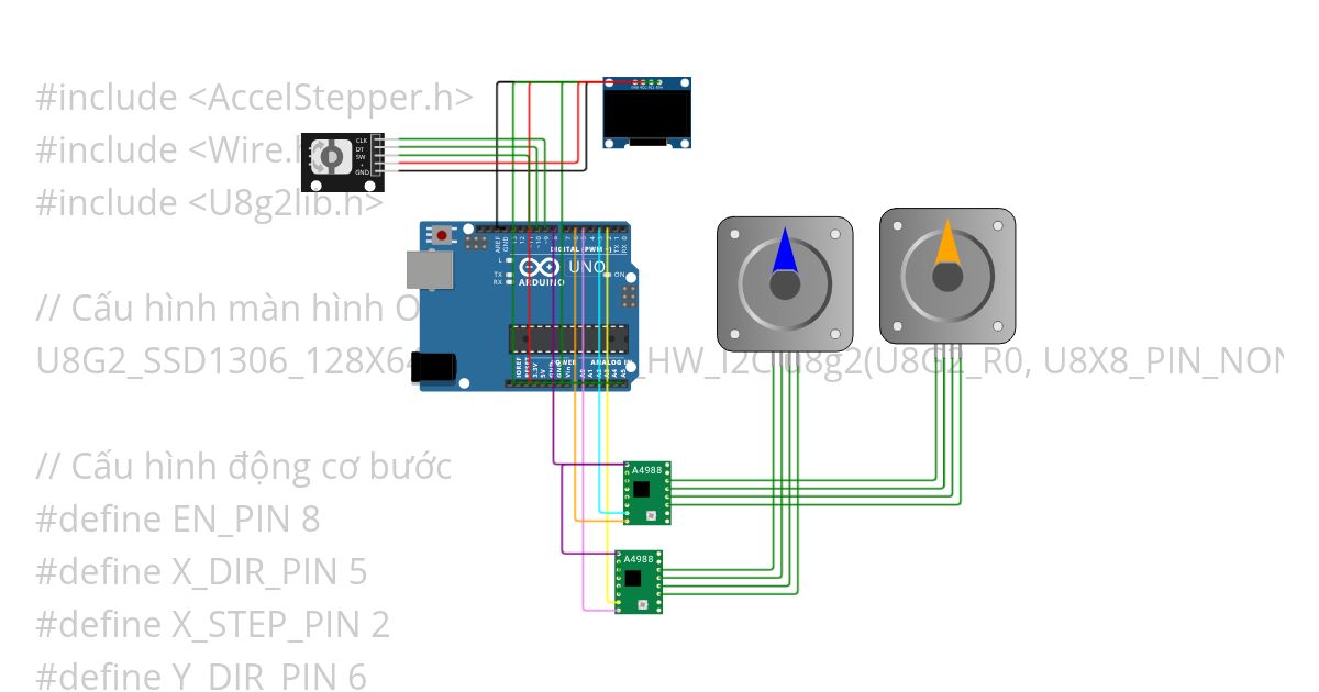 điều khiển nhiều đc bước Copy simulation