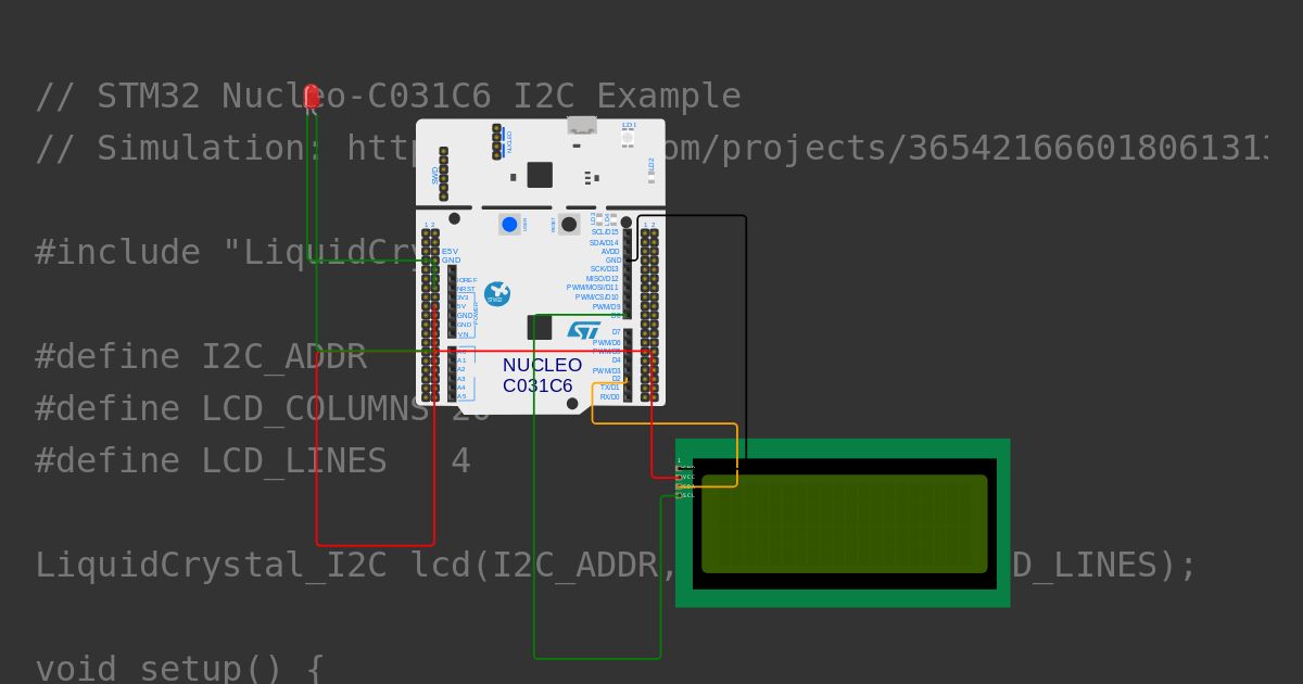 ST Nucleo - LCD I2C Copy