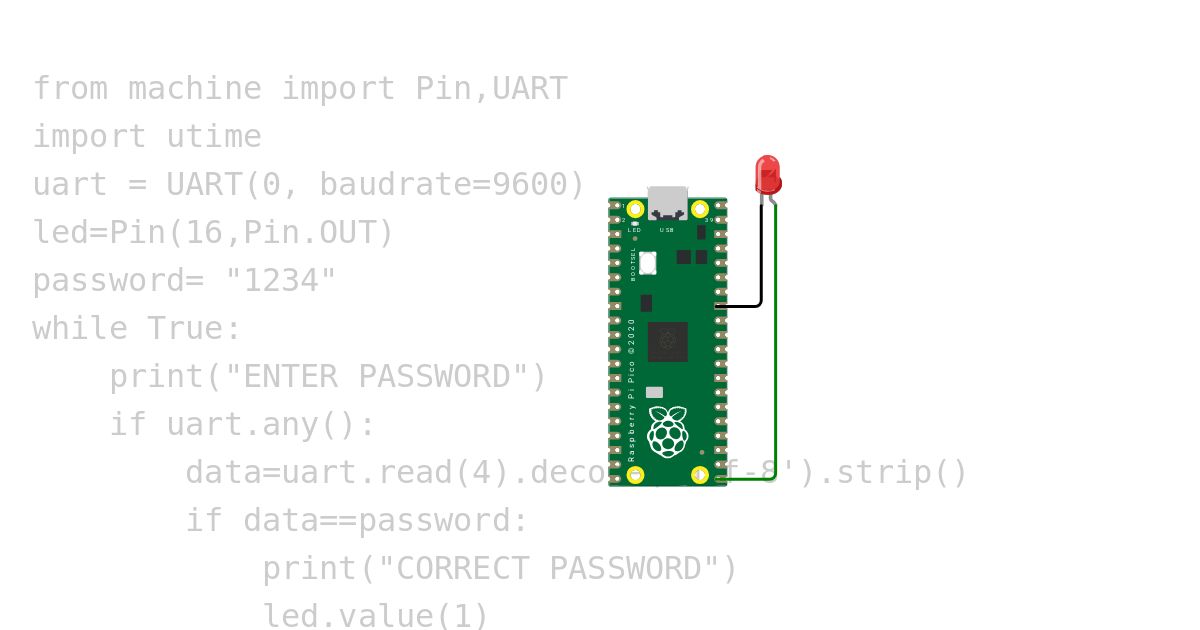 SERIAL LED LOCK simulation