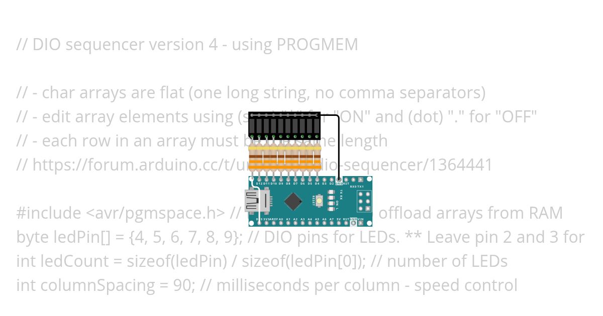 LEDsequencer Copy simulation