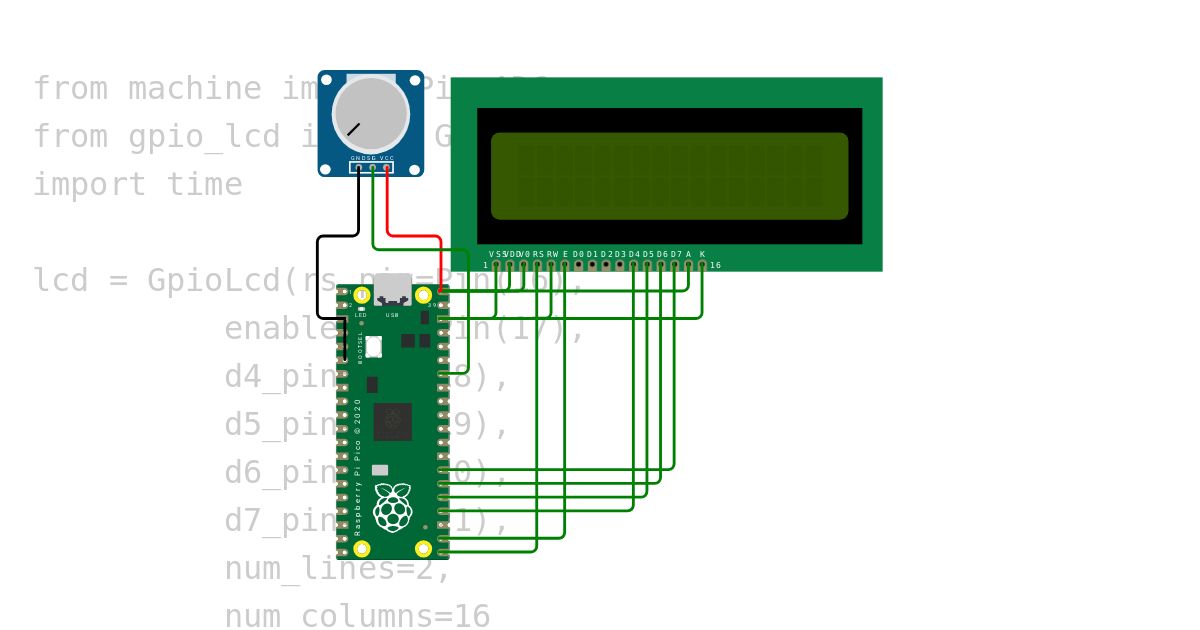 Lcd sensor  simulation