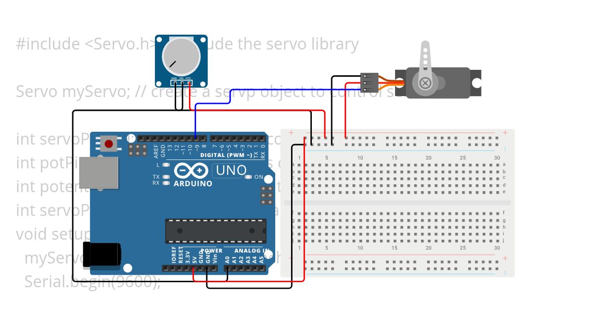 servo motor simulation