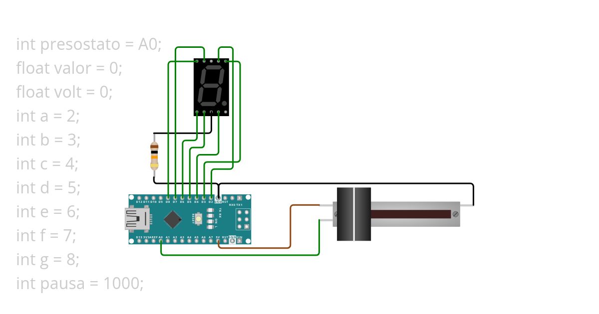Practica Analogica + Display 7 segmentos simulation