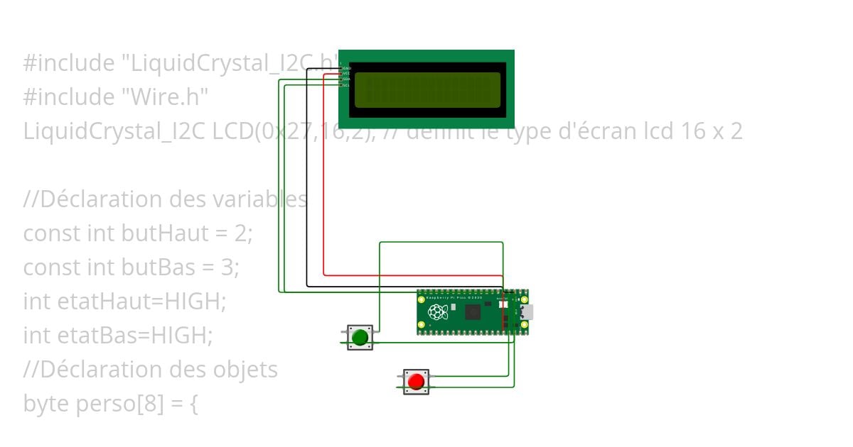 lcd pico jeu 16*2 virgile simulation