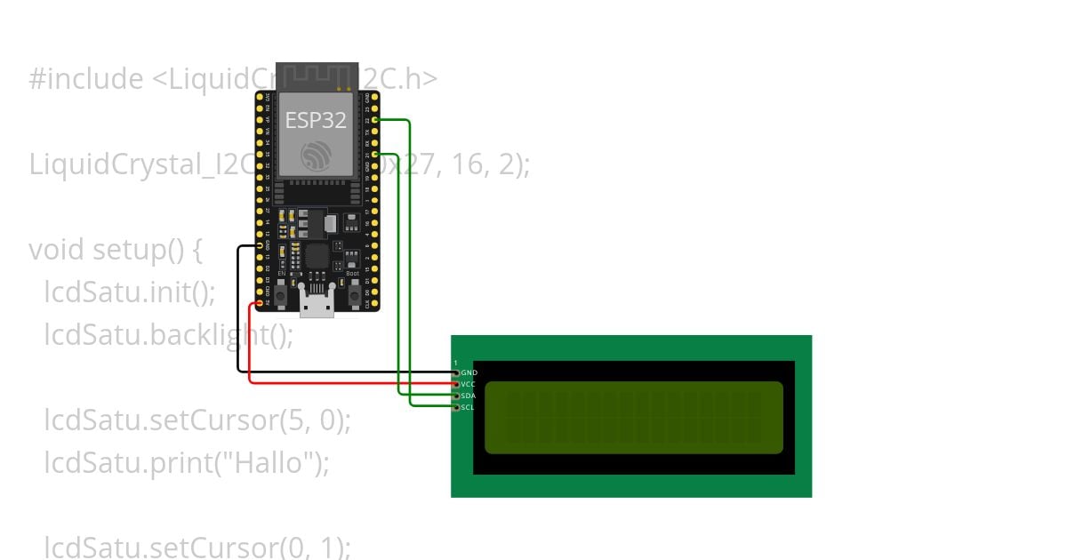 LCD_I2C simulation