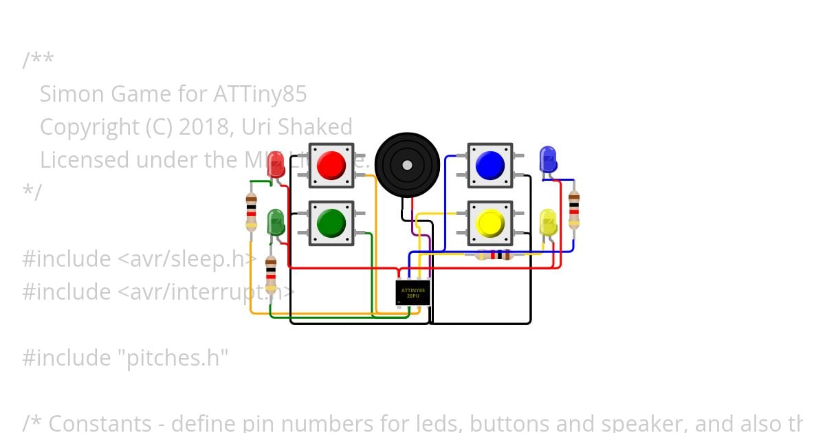 urish tiny-simon simulation