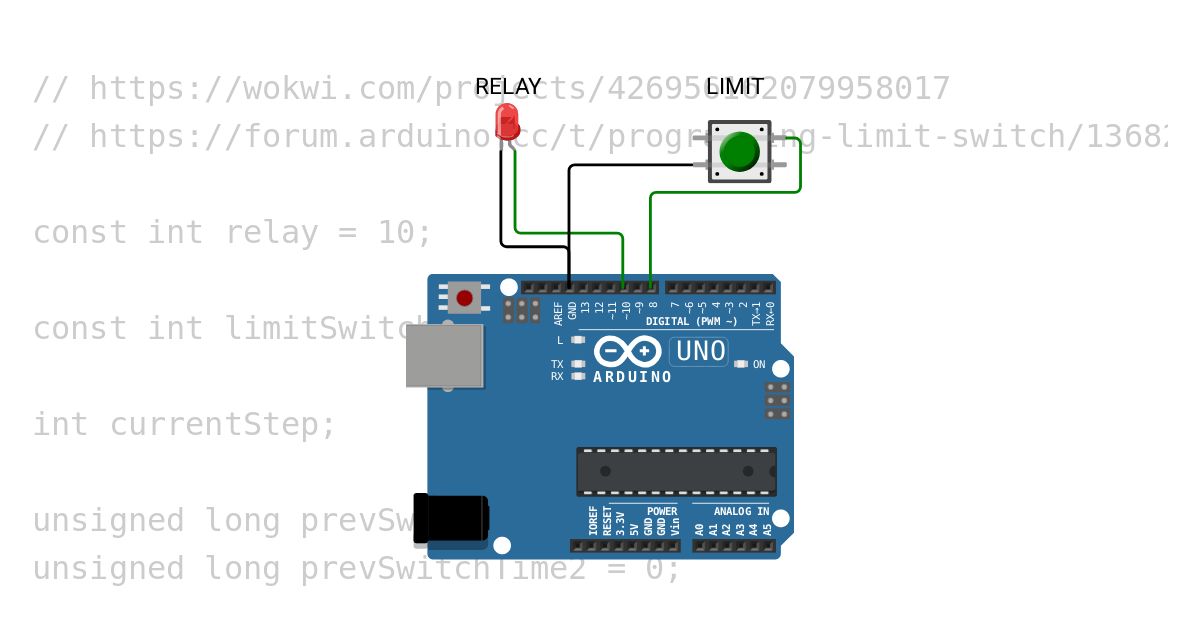 limitSwitch simulation