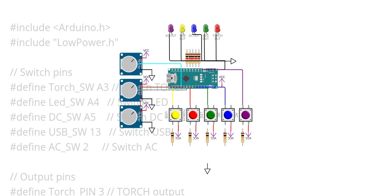 Smart power Bank simulation