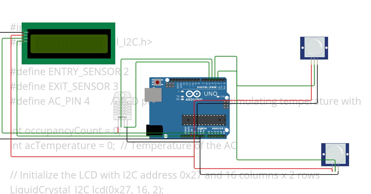 occupancy detection and ac control simulation