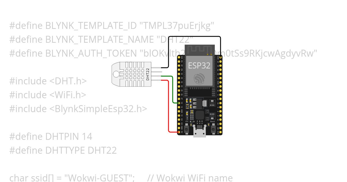 DHT22 simulation