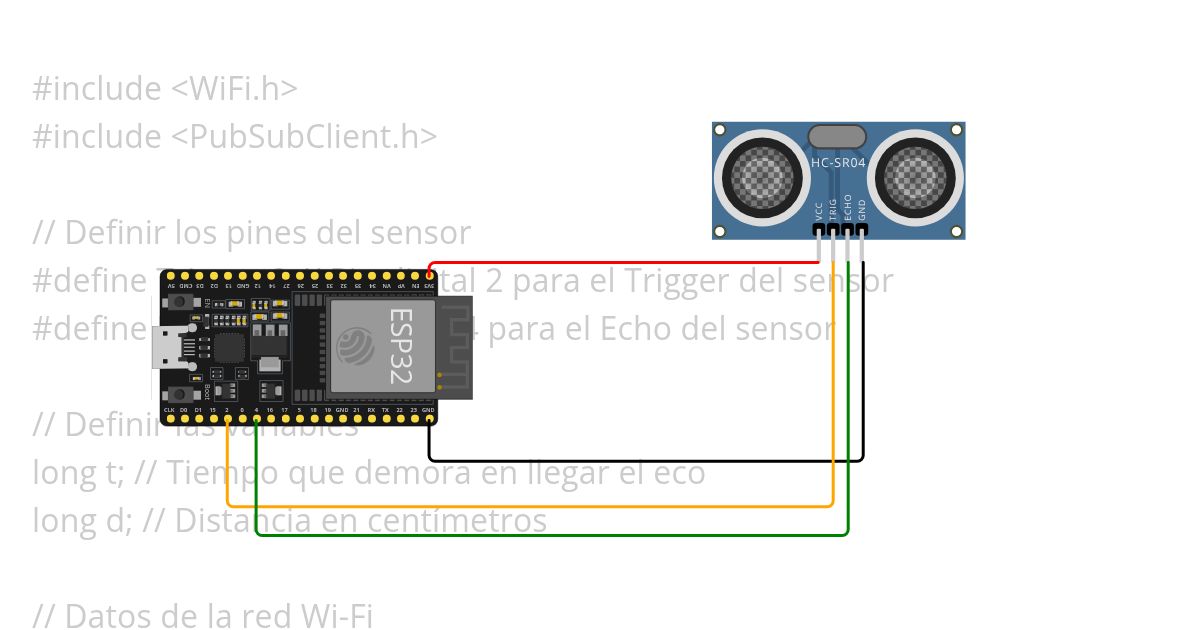 HC-SR04 / ESP32 - DCP - Embbed Systems simulation
