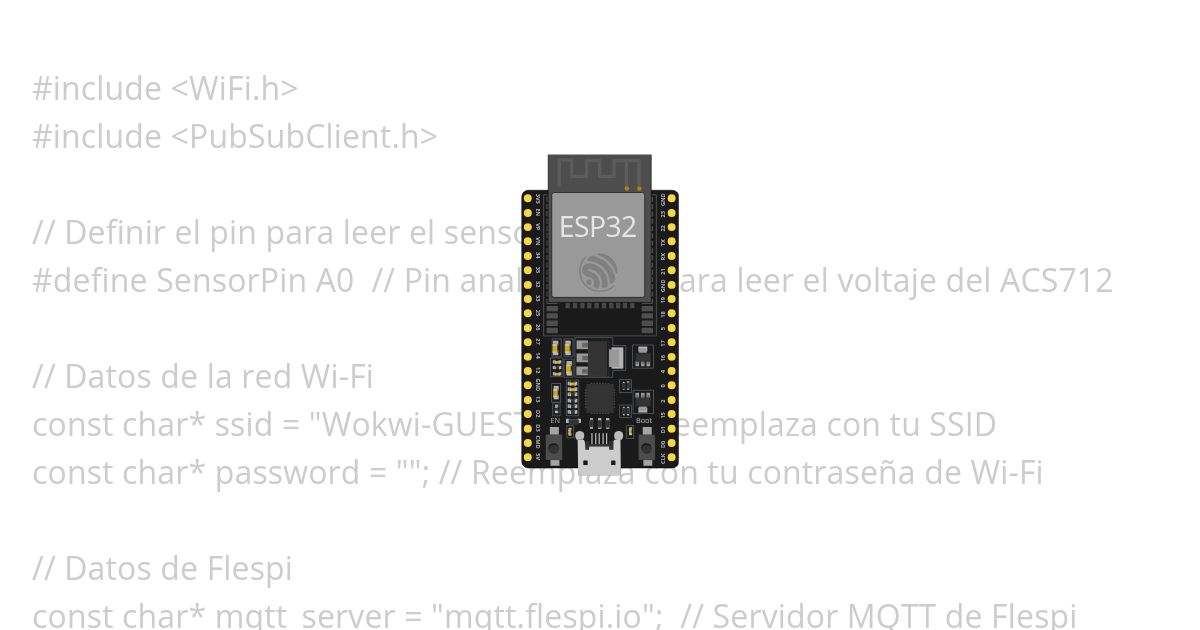 ACS712 / ESP32 - DCP - Embbed Systems simulation