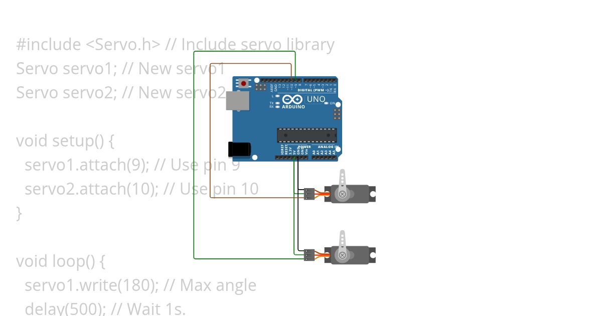 Servo basic two Copy simulation