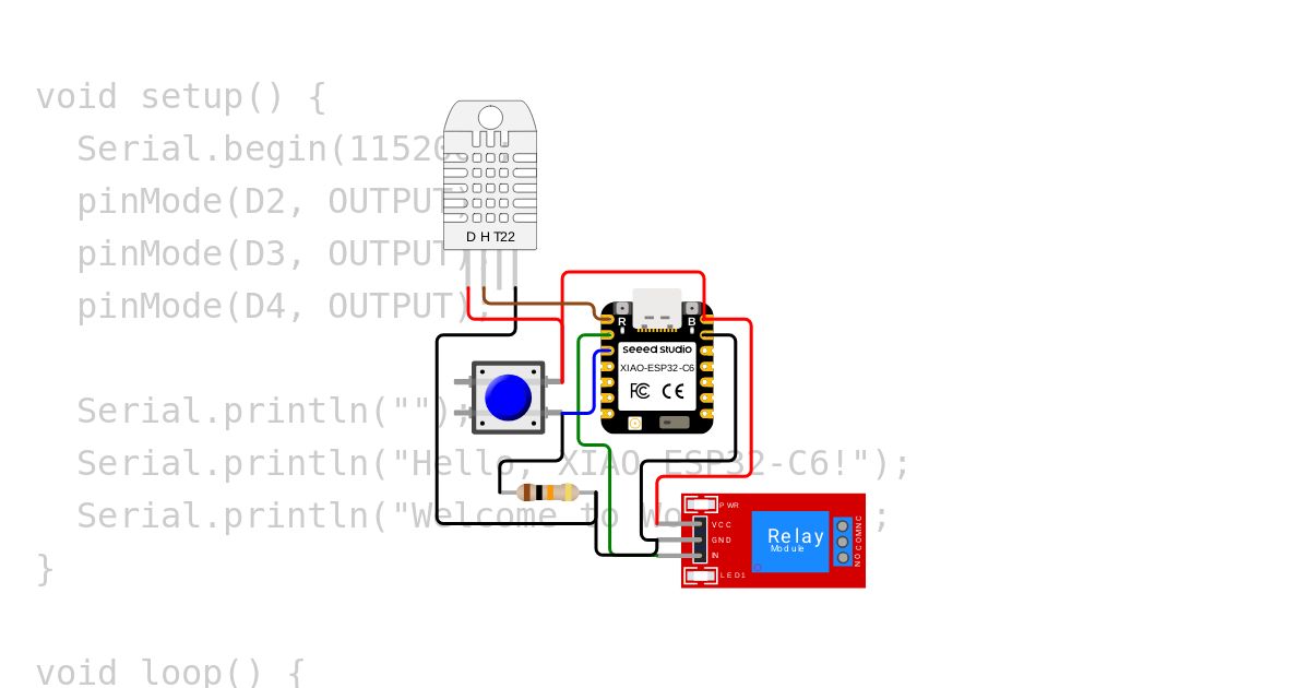 XIAO-ESP32-C6 Copy simulation