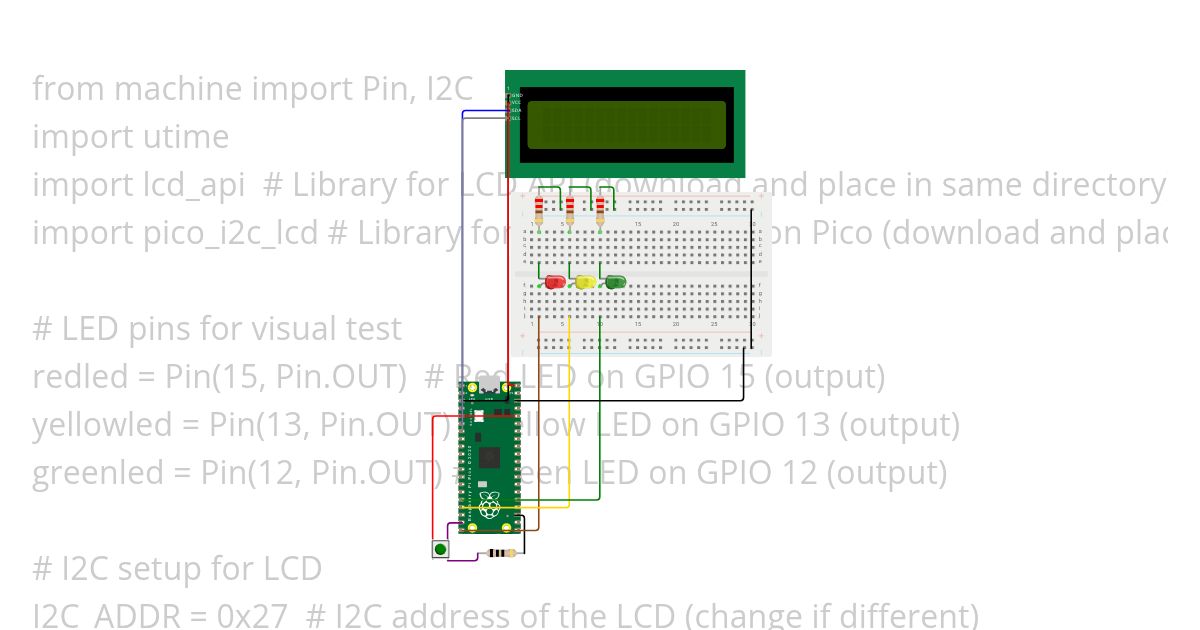 LCD display ejemplO simulation
