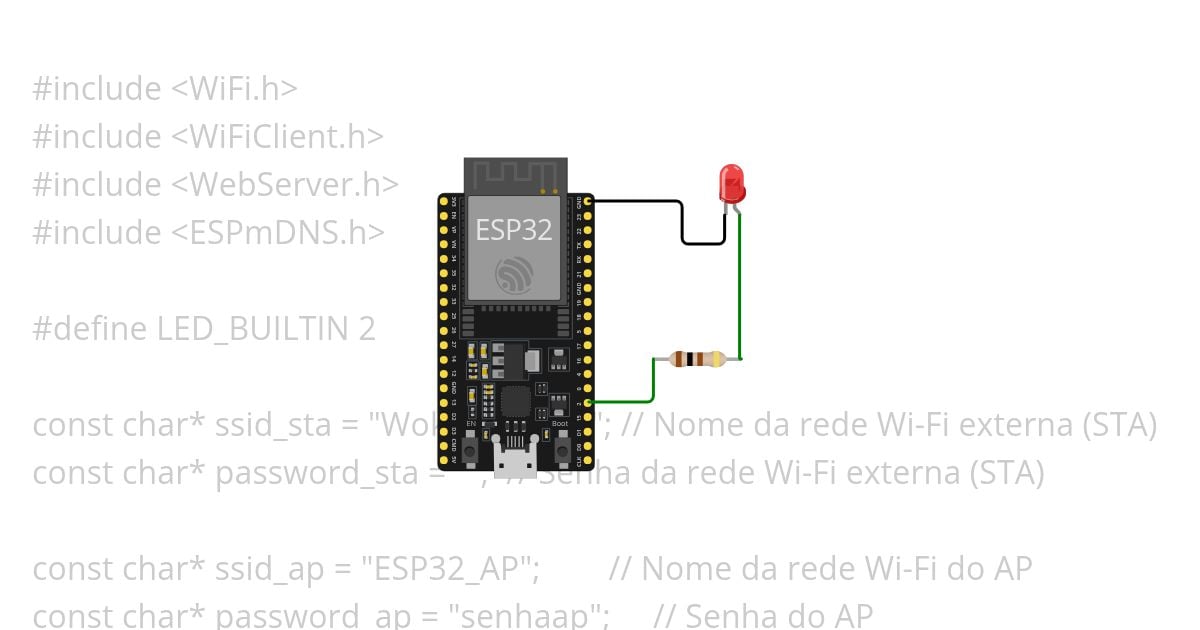 modo AP+STA simulation