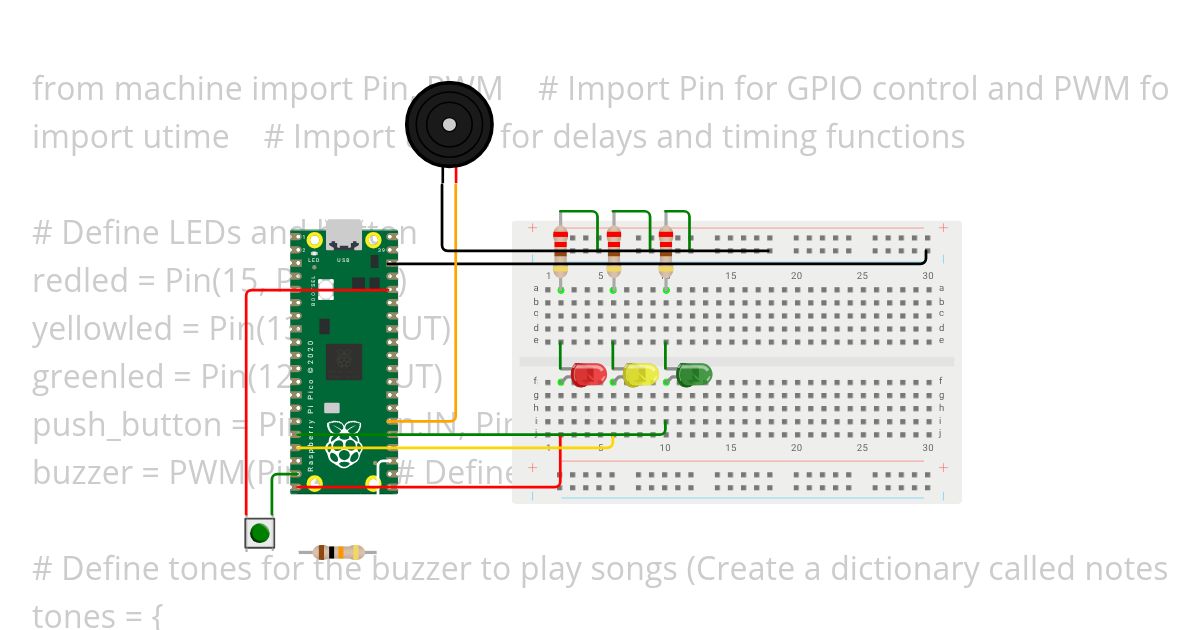 ISR w/buzzer simulation