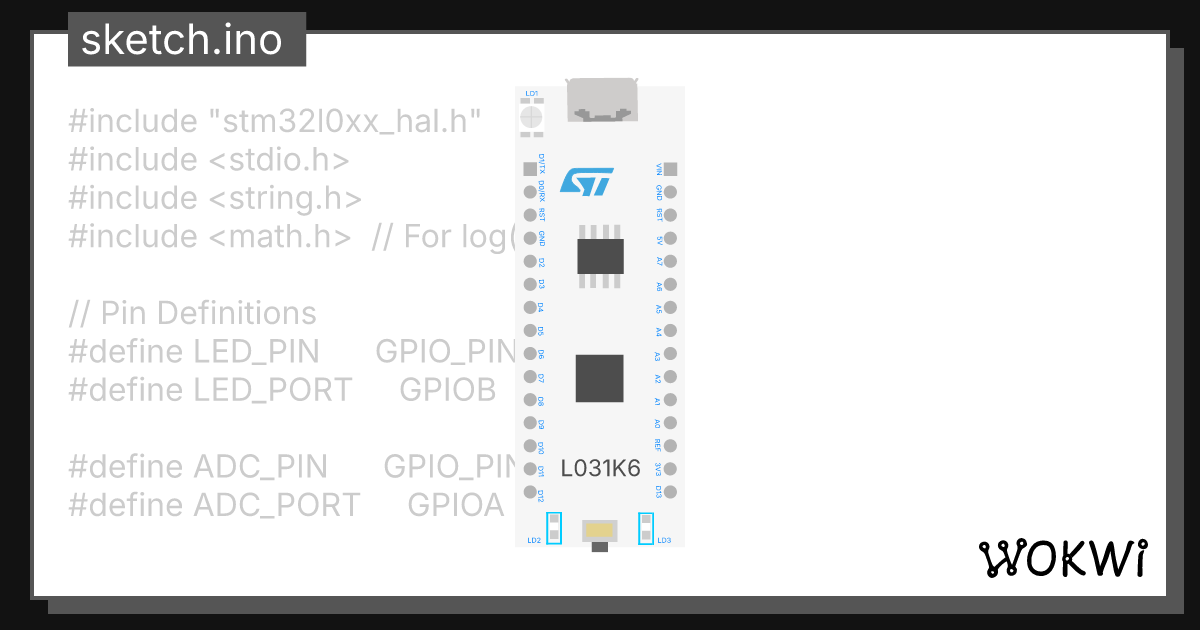Wokwi online esp32 stm32 arduino simulator