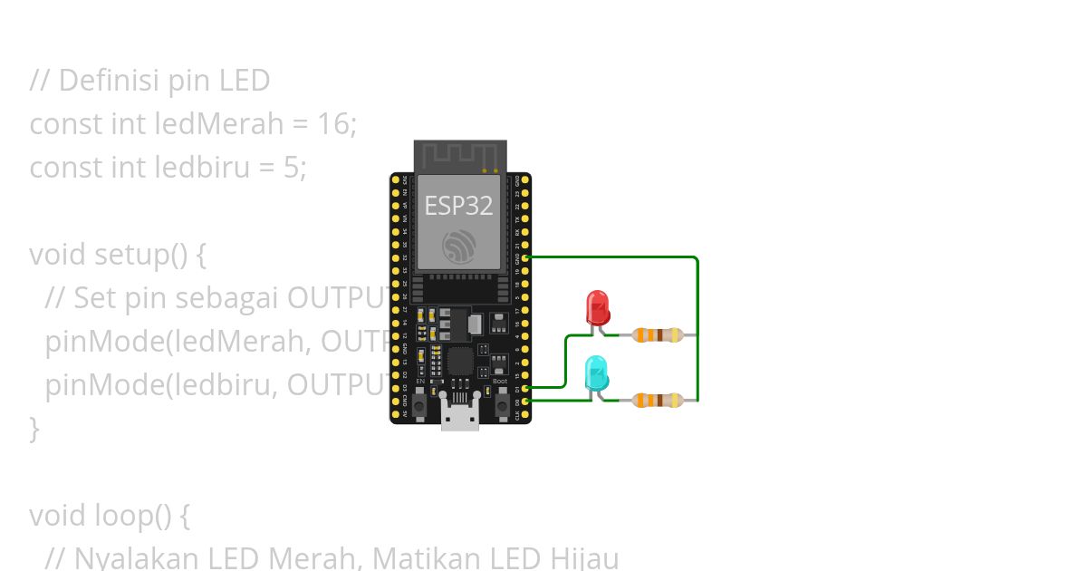 13.ANISA ELVARETTA esp32 led simulation