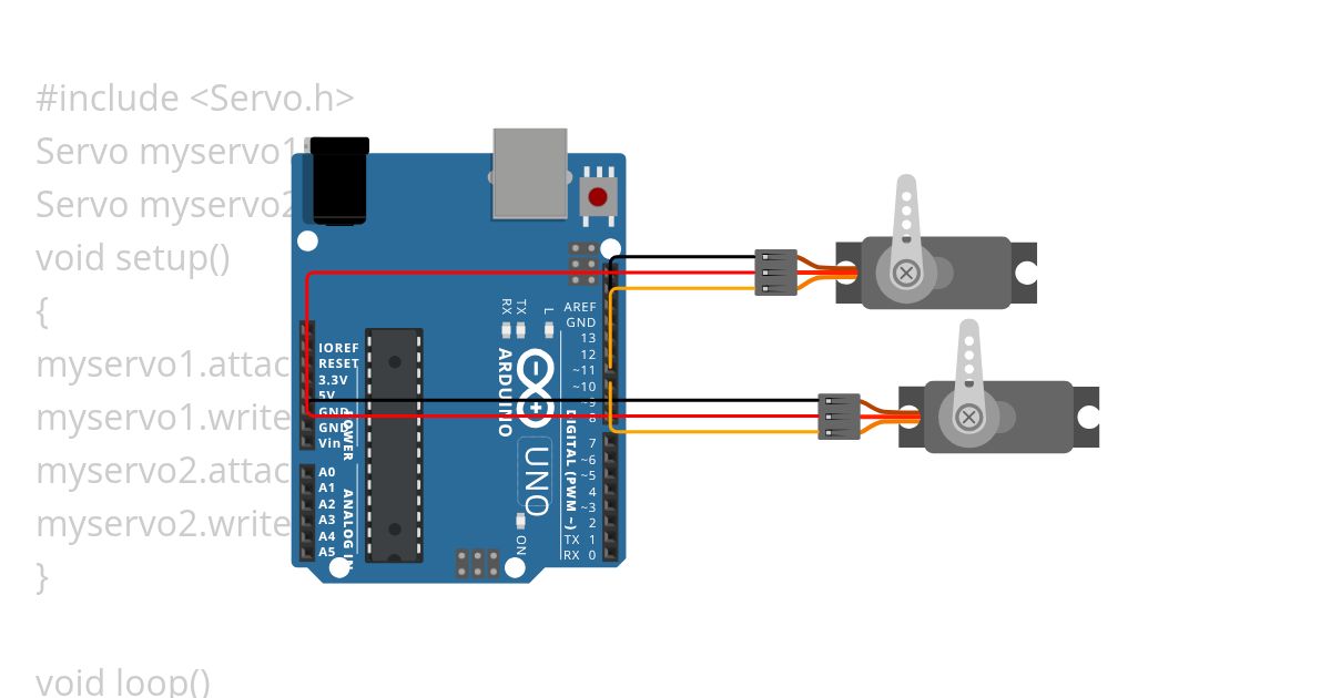 servo motors simulation