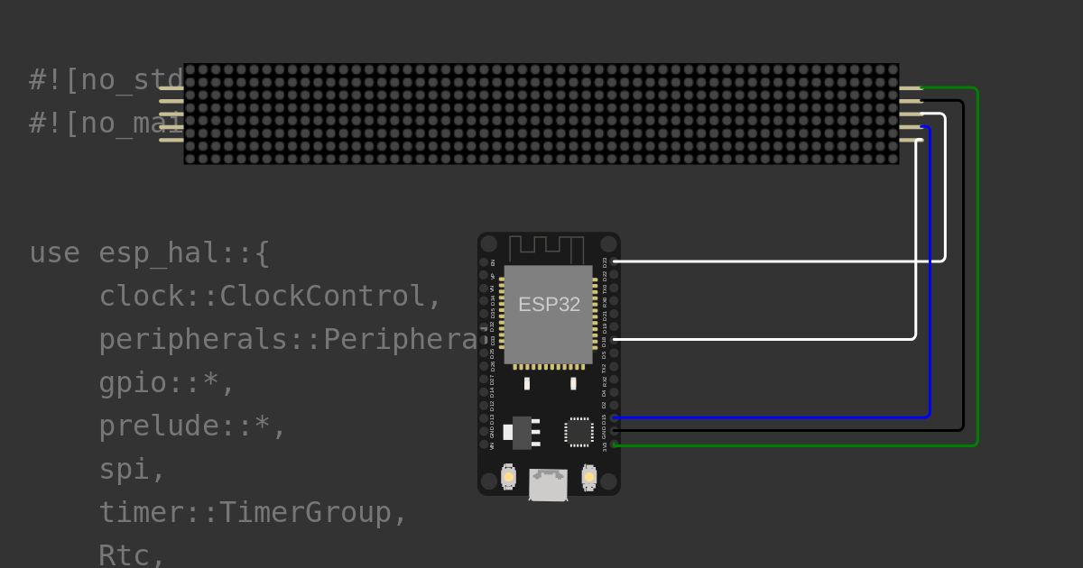 max7219-nostd-esp32 Copy