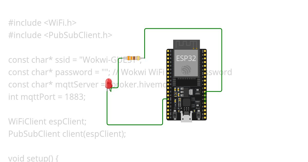 esp  mqtt simulation