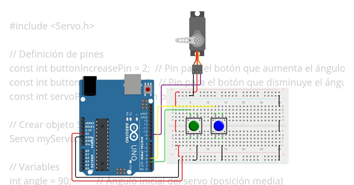 Servo_Pulsadores simulation
