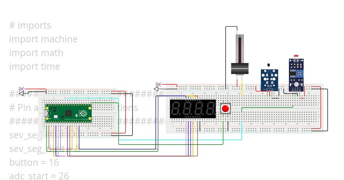 Embedded Voltmeter simulation