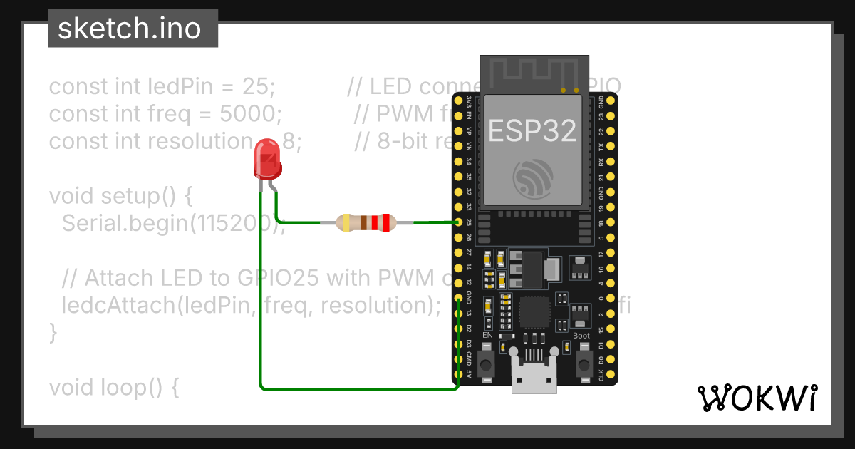 Wokwi online esp32 stm32 arduino simulator