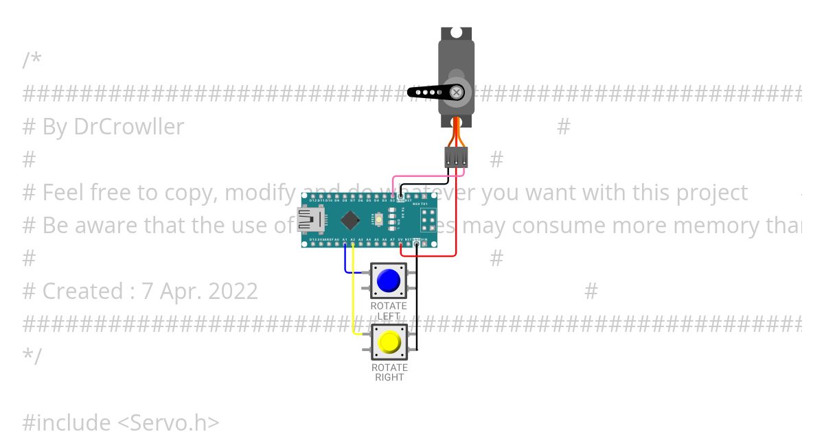 servo motor control simulation