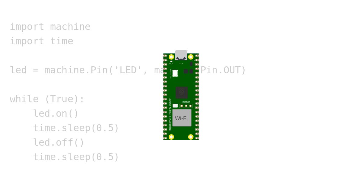 MicroPython Pico W LED simulation