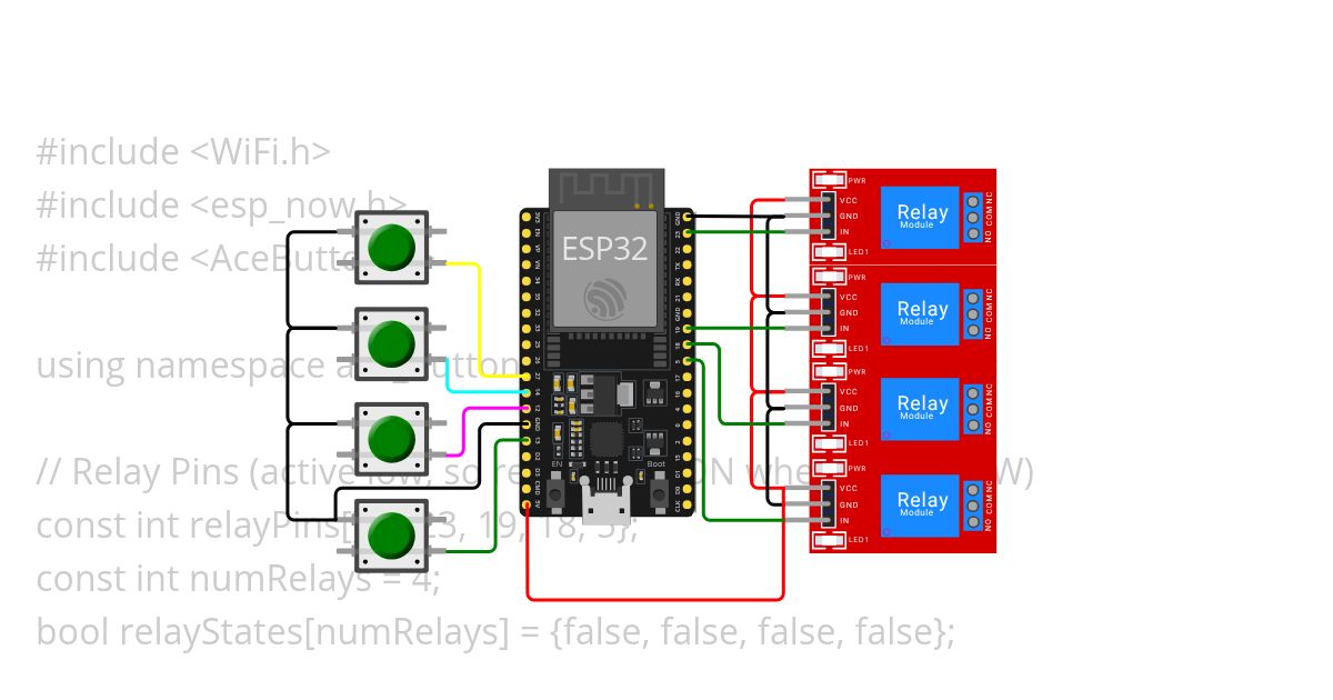  ESP32 Slave simulation