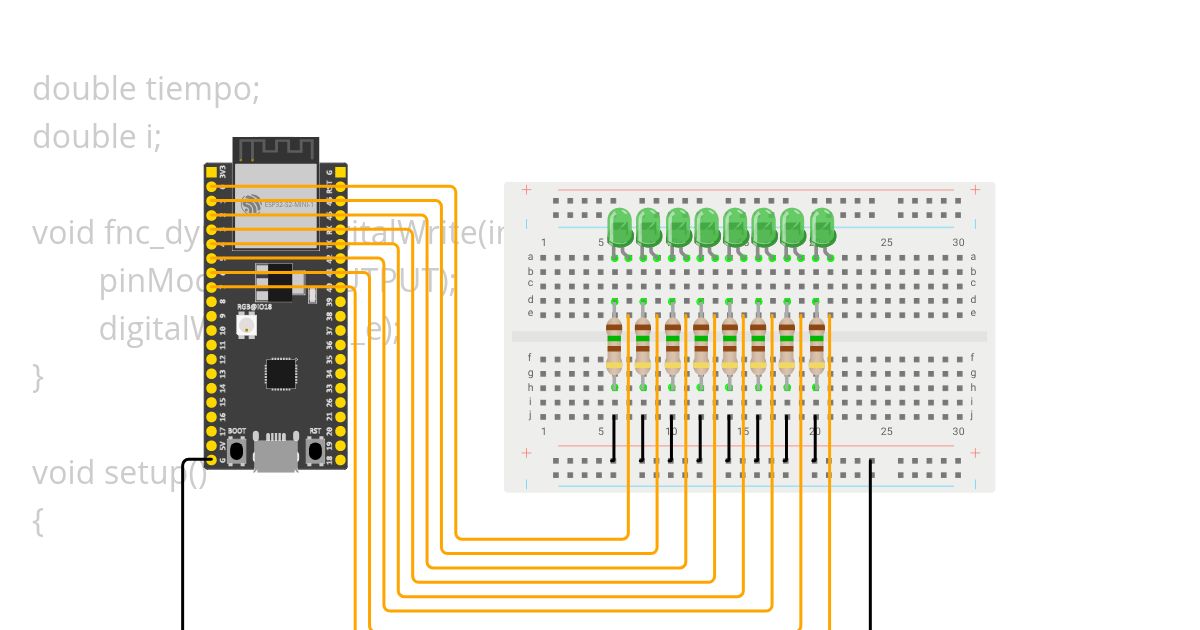 ESP32 SECUENCIA 8 LEDS 02 simulation