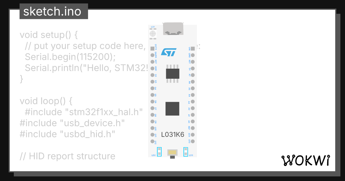 Wokwi online esp32 stm32 arduino simulator