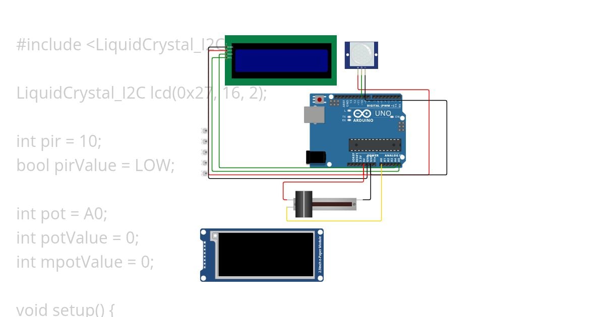 LCD POT - IIB simulation