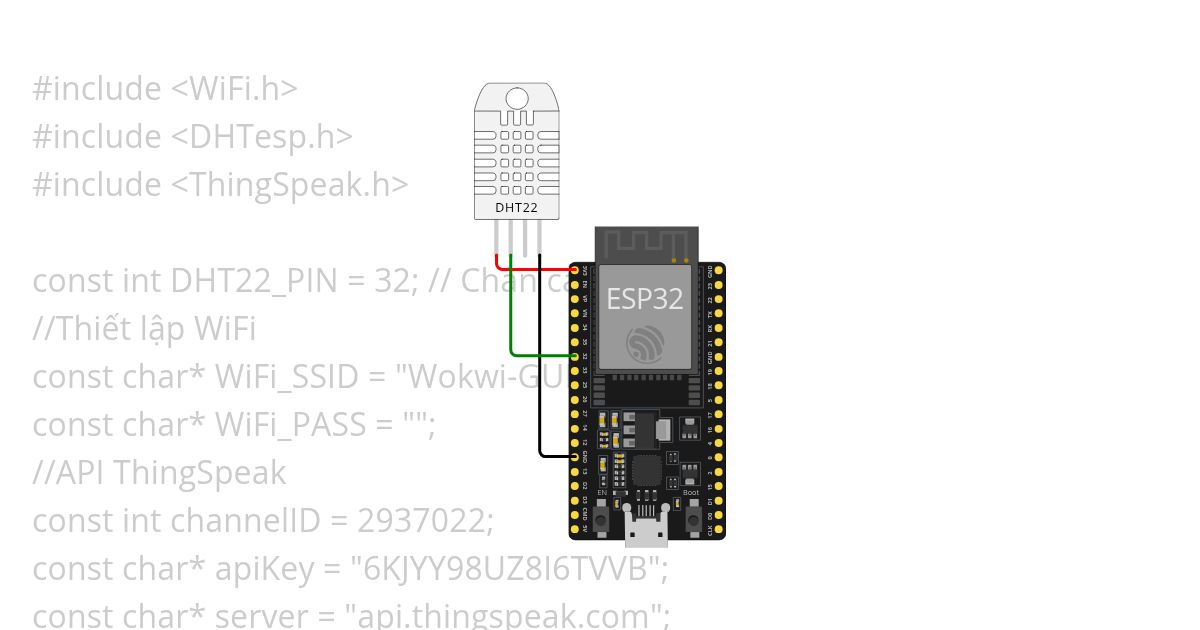 DHT22_ThingSpeak simulation