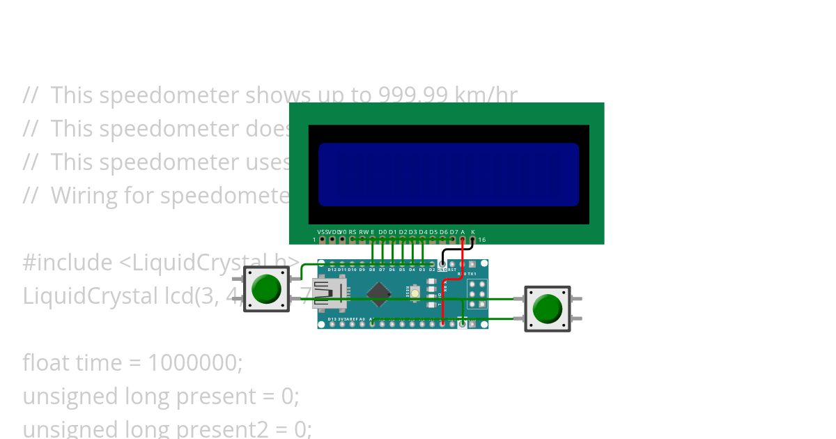 Bicycle speedometer with trip simulation