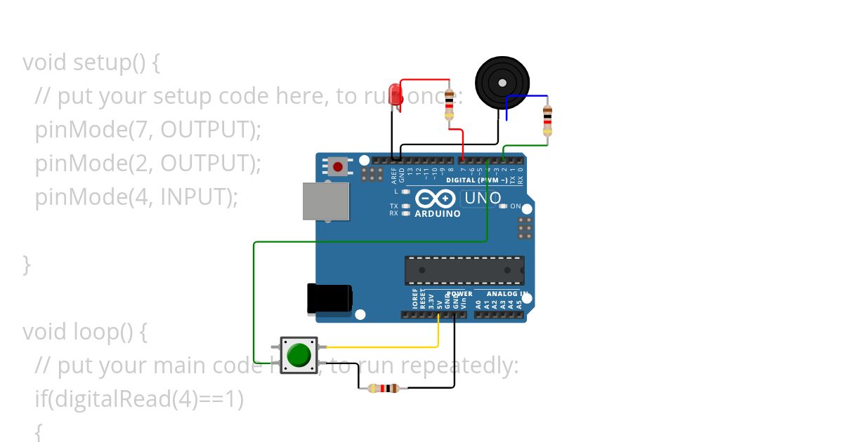 project-12 control LED  simulation