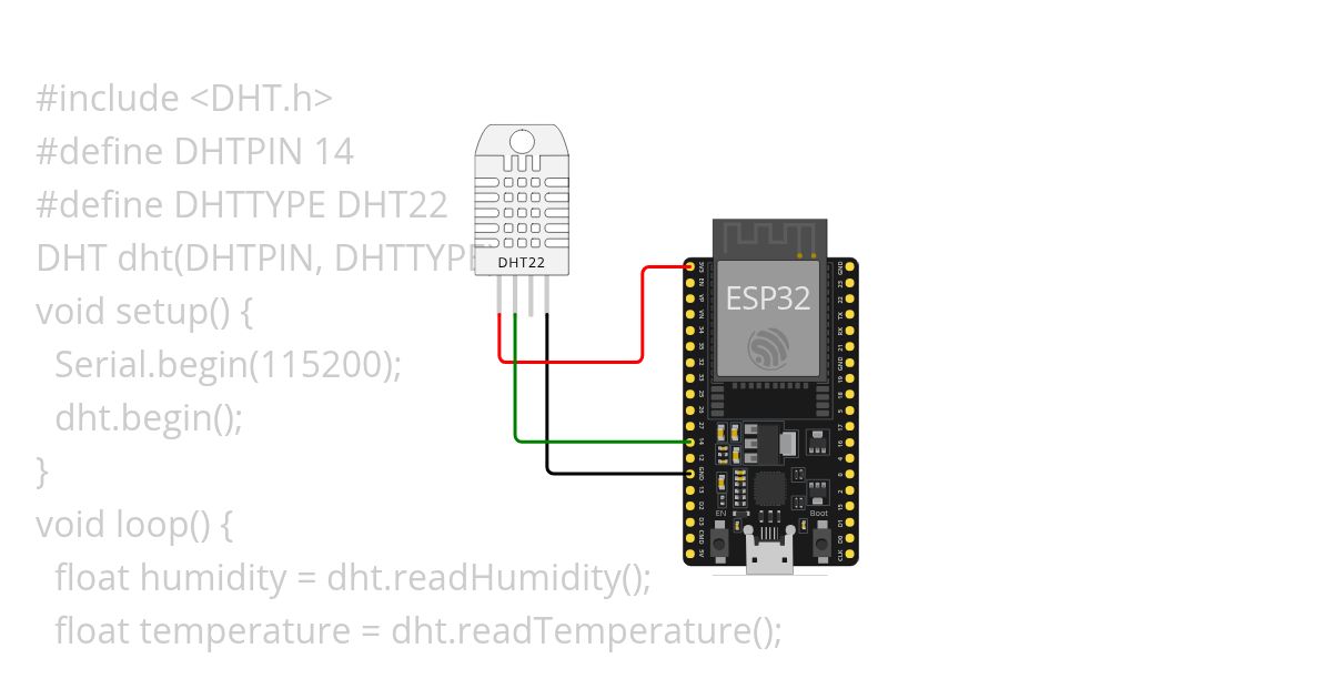 mini projet 5 sensor temperature and humedite simulation