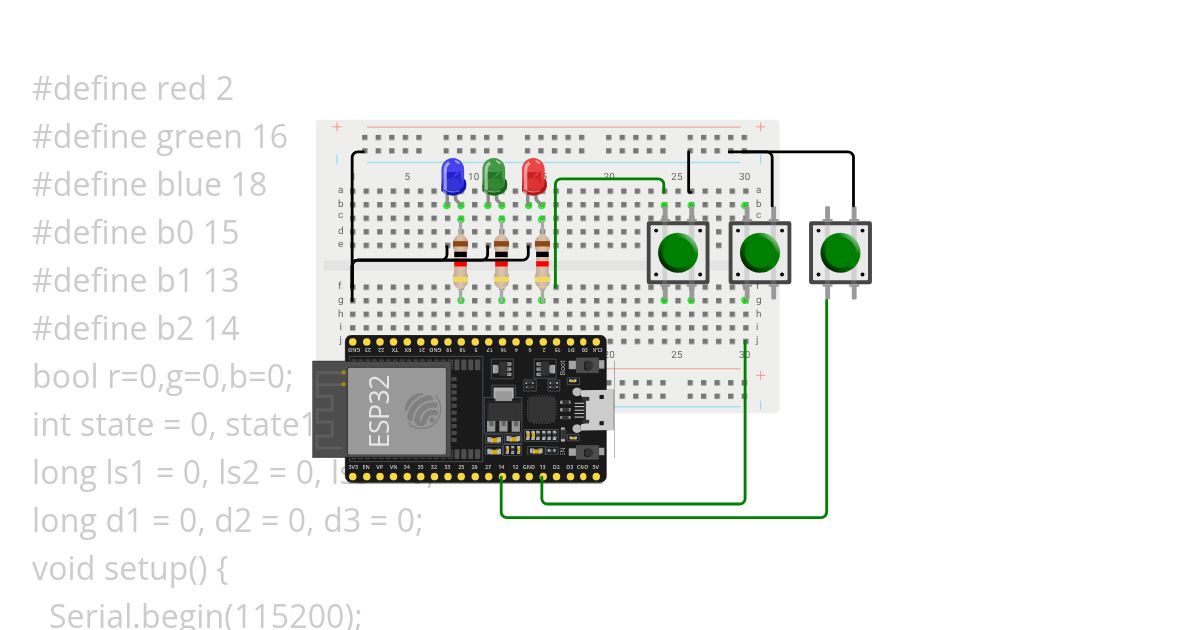 rgb_led_blinking_esp32 simulation