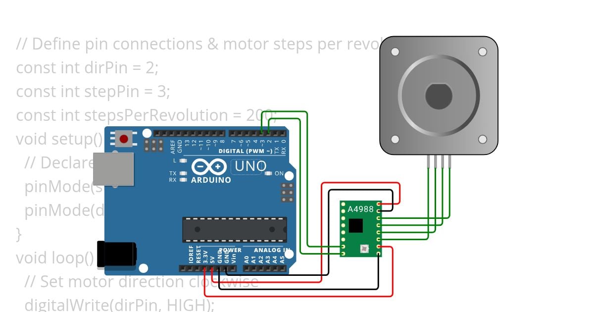 stepper motor simulation