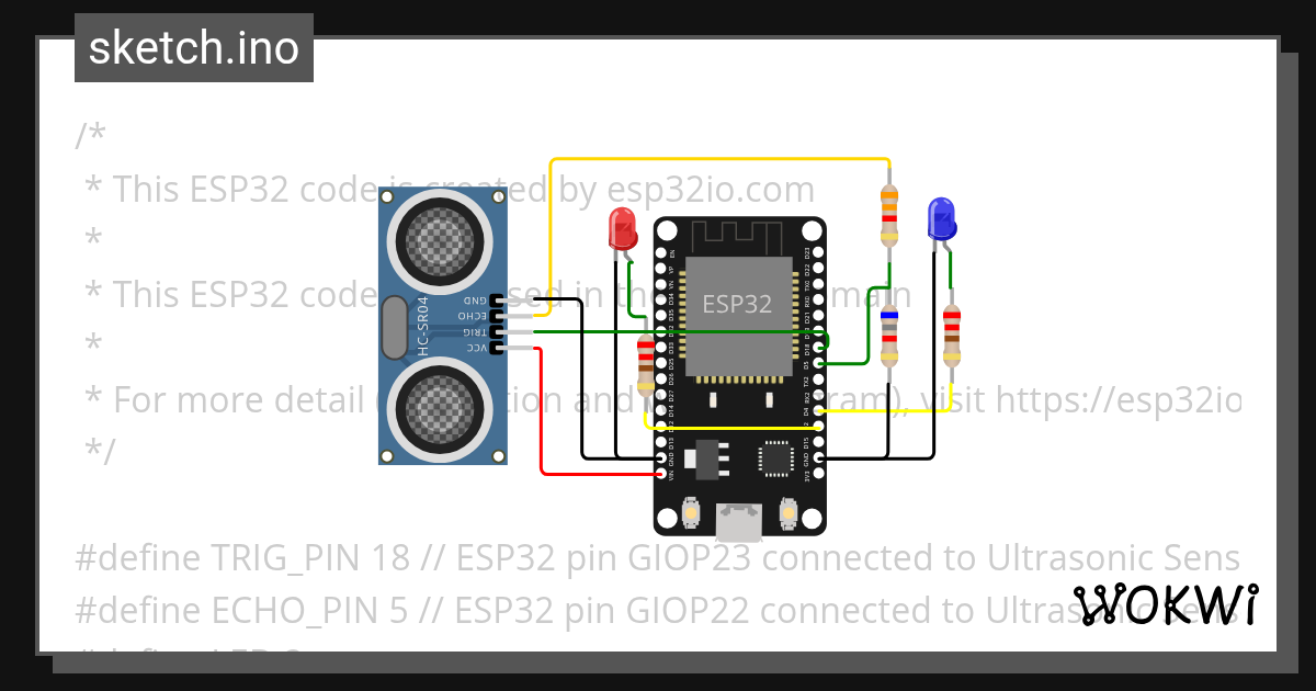 Wokwi - Online ESP32, STM32, Arduino Simulator