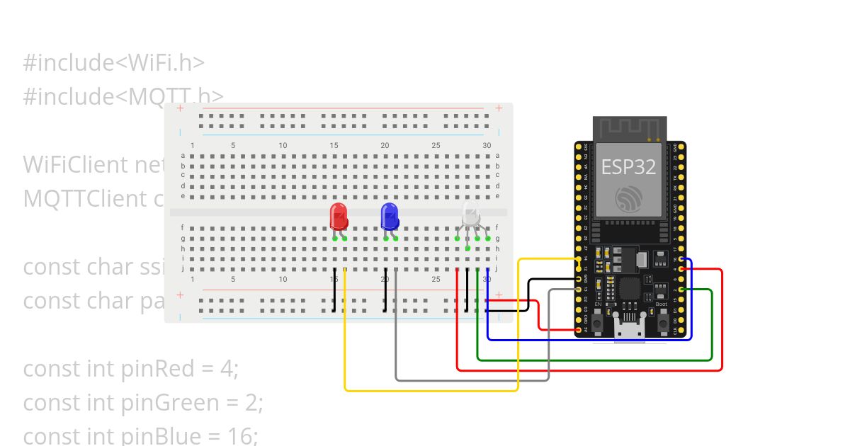 pot, led all mqtt and last will simulation