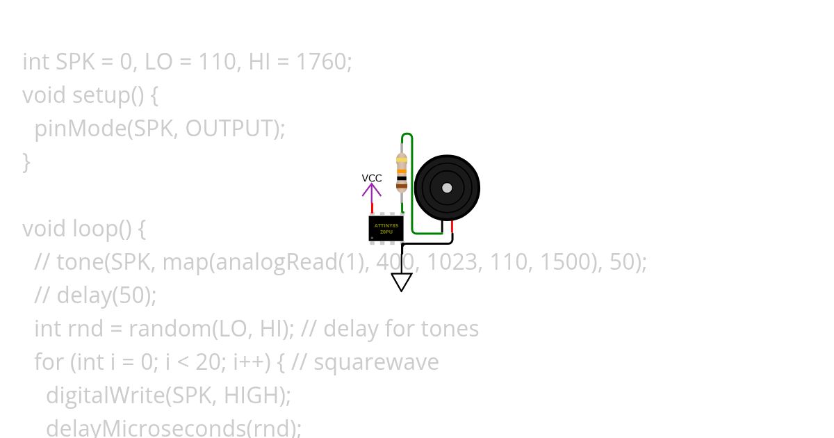 annoyingATtiny85 simulation