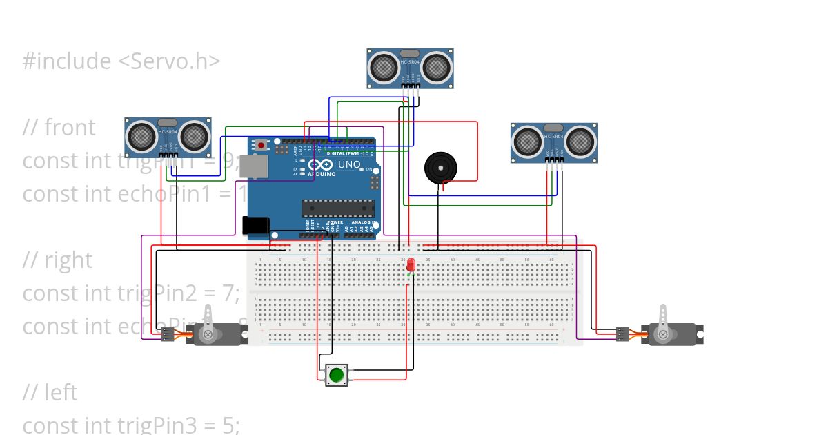 project-7obstacle detection system  simulation