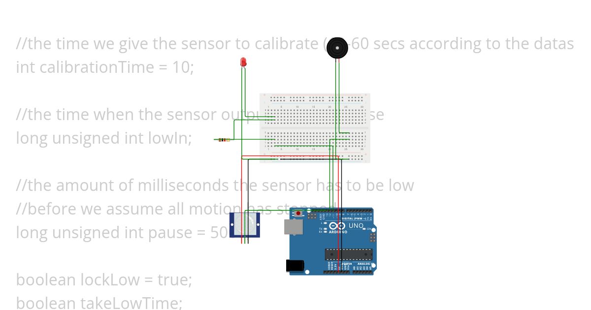 2-Motion activated alarm  simulation