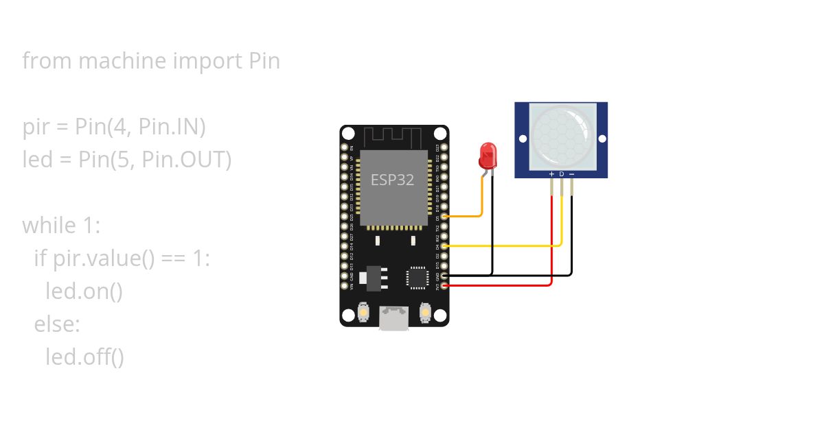 PIR Motion Sensor - Python simulation