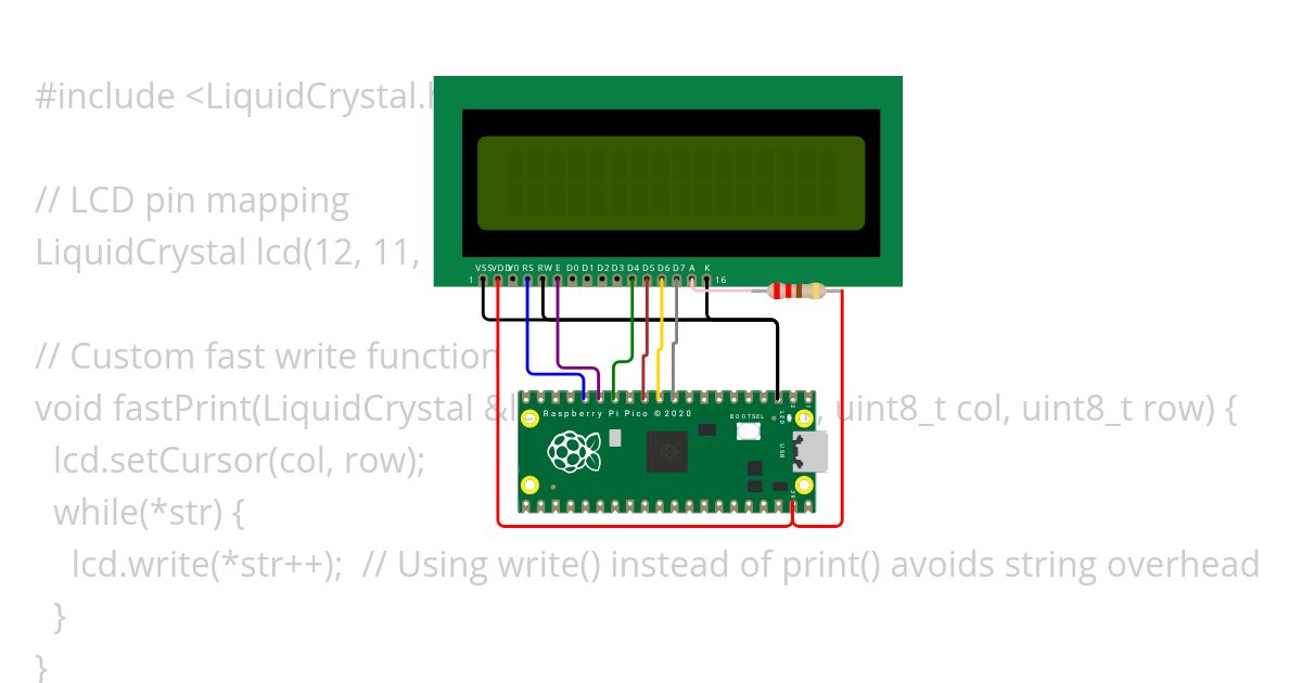 pi-pico_4bitLCD simulation