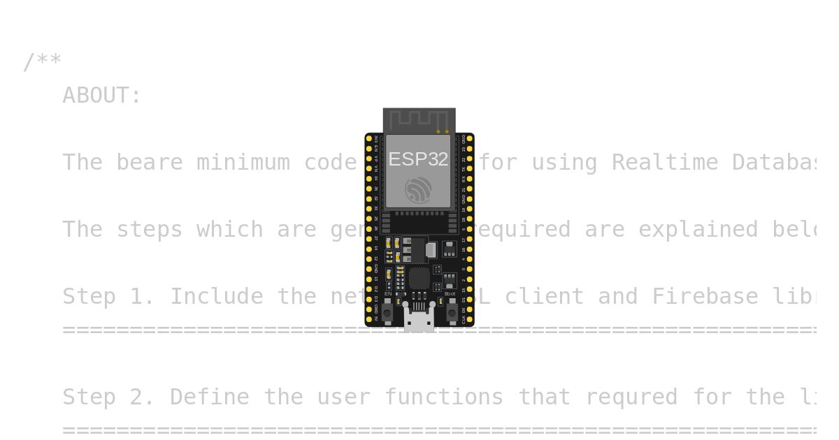 Firebase Realtime Database simulation