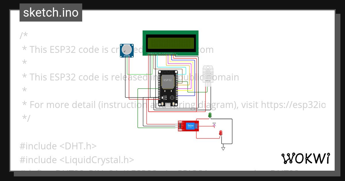 Wokwi - Online ESP32, STM32, Arduino Simulator